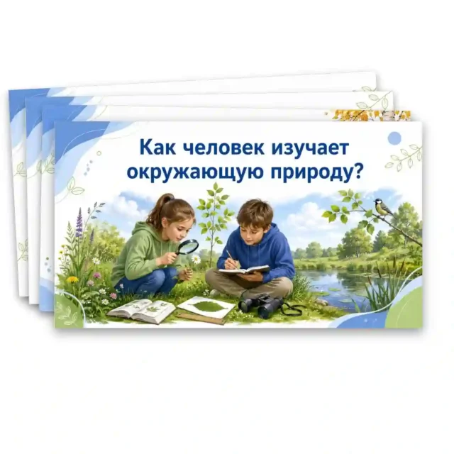 Презентация "Как человек изучает окружающую природу?"
