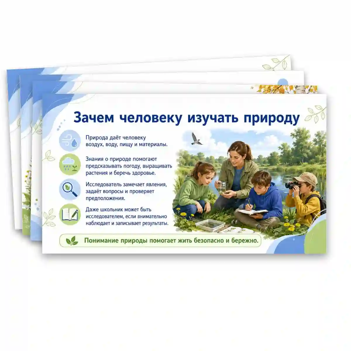 Презентация "Как человек изучает окружающую природу?" — изображение 5