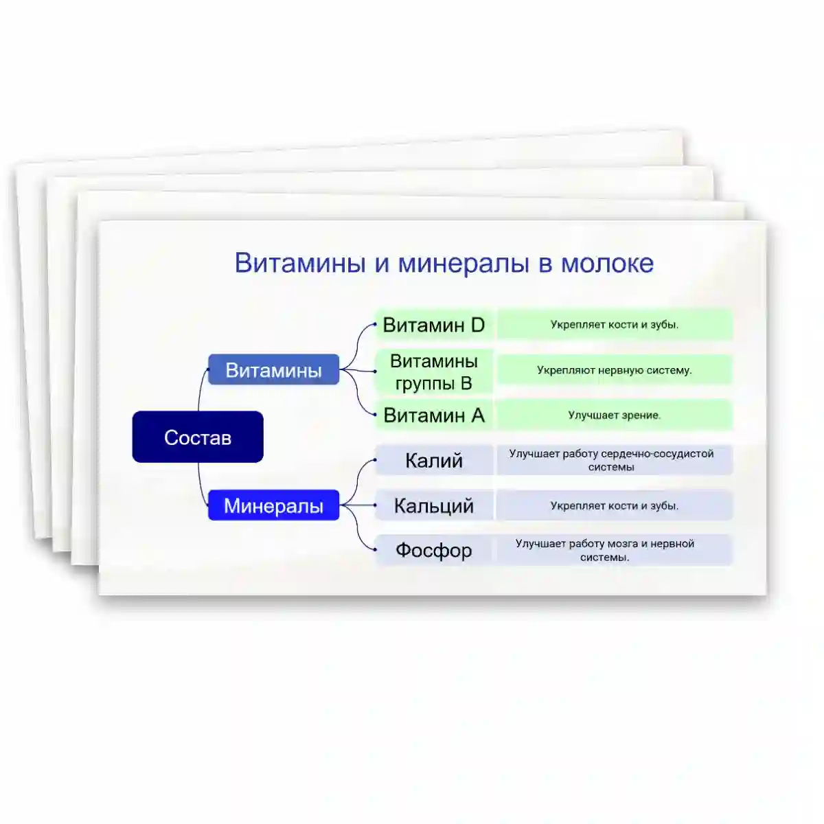 Презентация "Основы рационального питания. Молоко и молочные продукты." Технология, 6 класс. — изображение 6