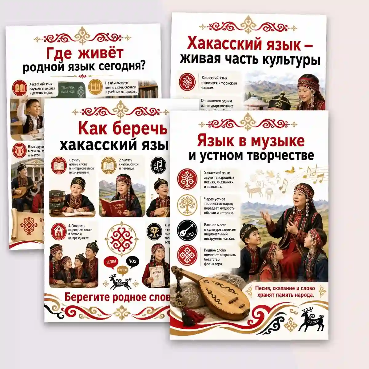 Плакаты к папке-передвижке "4 сентября - день хакасского языка" — изображение 7