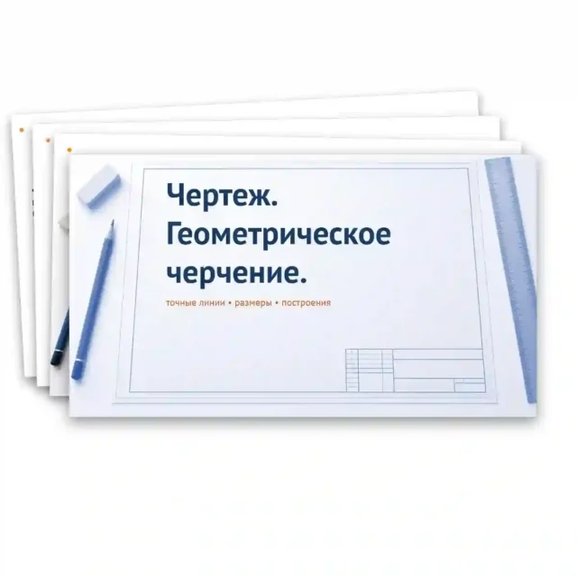 Презентация "Чертеж. Геометрическое черчение."