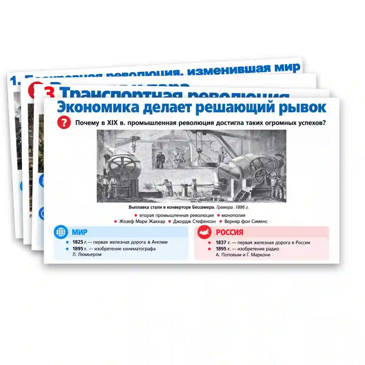 Презентация: «Экономика делает решающий рывок», 9 класс. Мединский, Чубарьян.