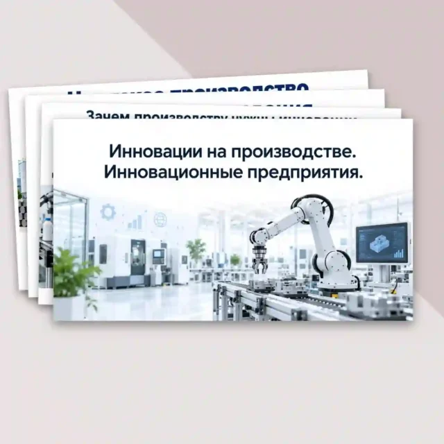 Презентация "Инновации на производстве. Инновационные предприятия."