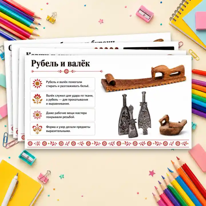 Презентация "Конструкция и декор предметов народного быта и труда", 5 класс, ИЗО — изображение 8