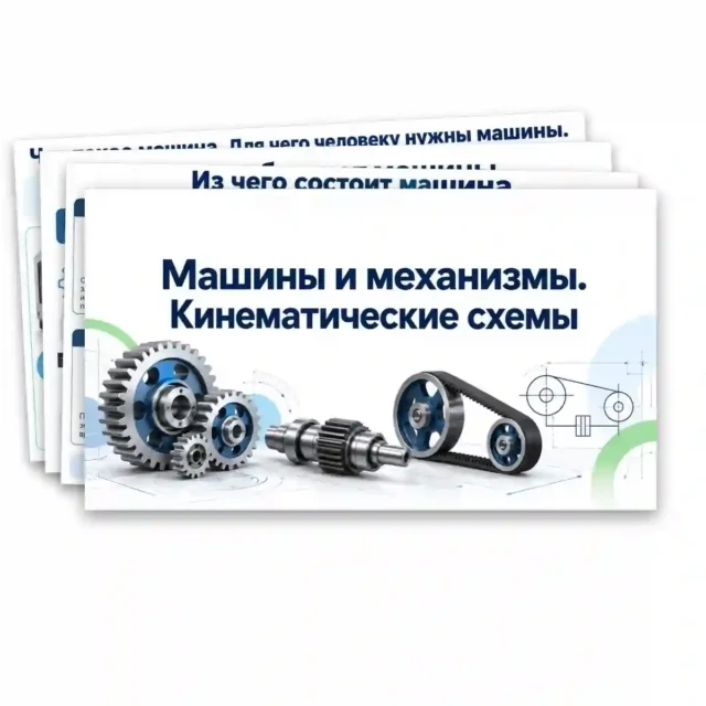 Машины и механизмы. Кинематические схемы.