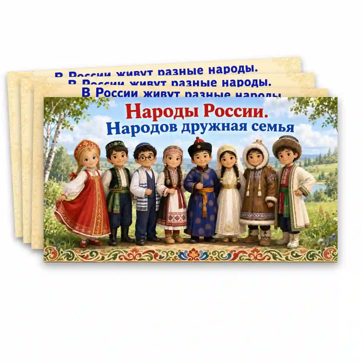 Презентация "Народы России. Народов дружная семья."