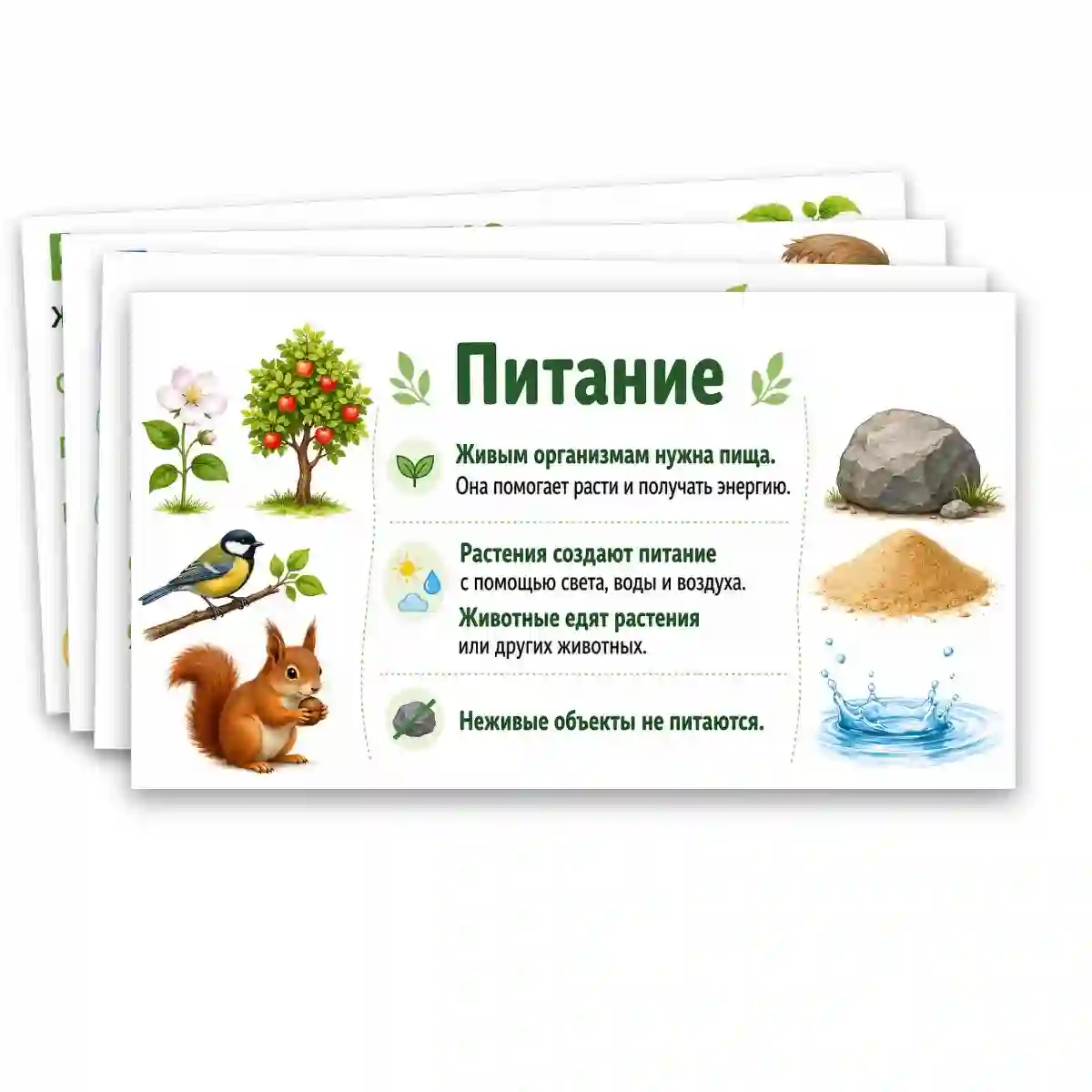 Презентация "Объекты живой природы. Сравнение объектов неживой и живой природы: выделение различий." — изображение 11