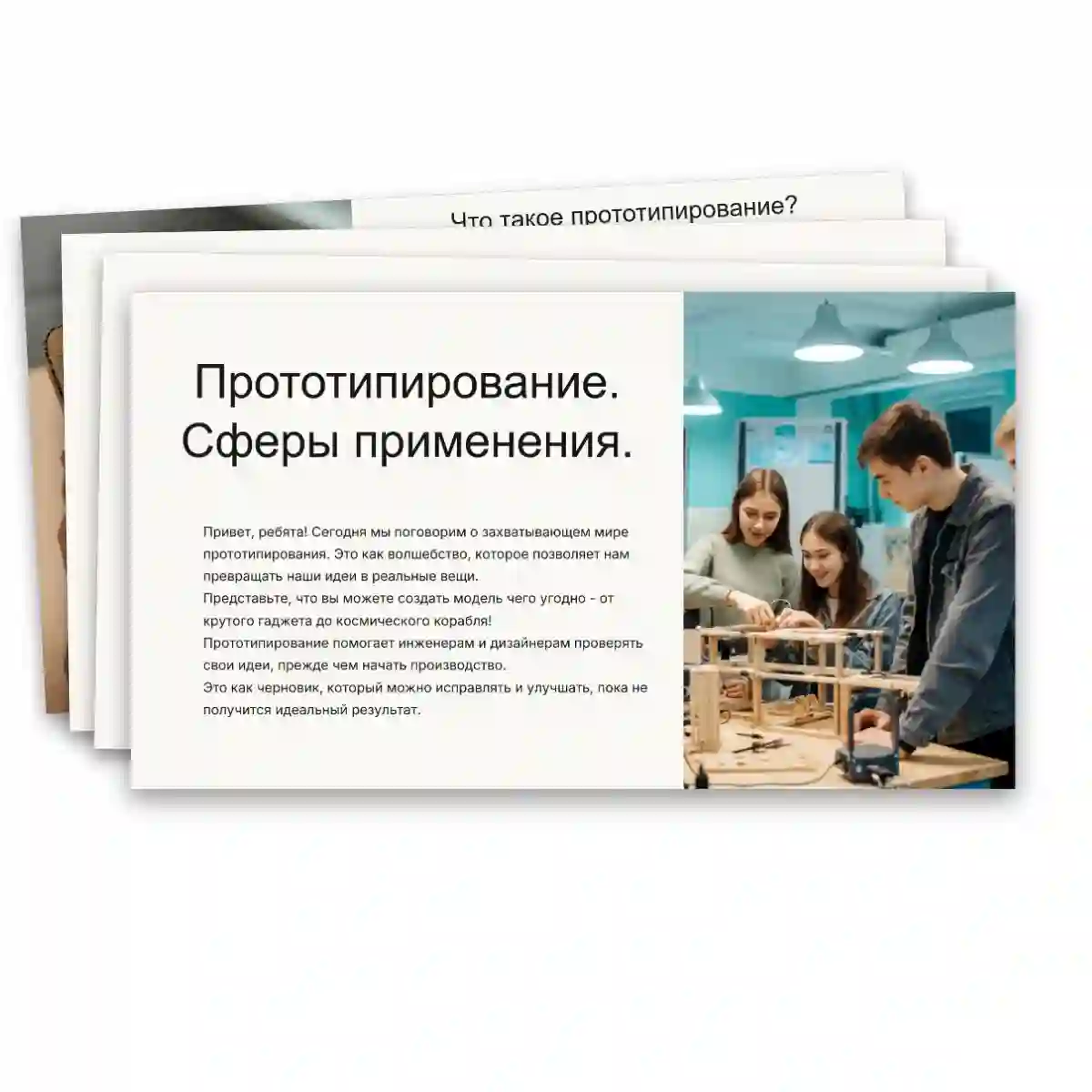 Презентация "Прототипирование. Сферы применения."