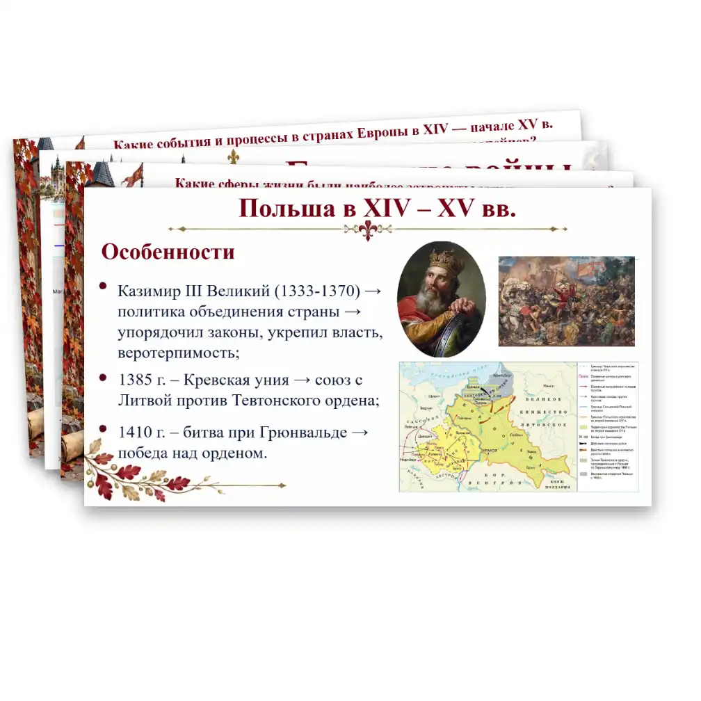 Европа в XIV – первой половине XV века