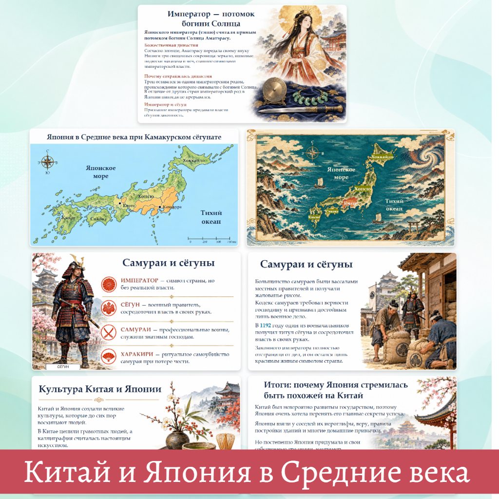 Китая и Япония в Средние века
