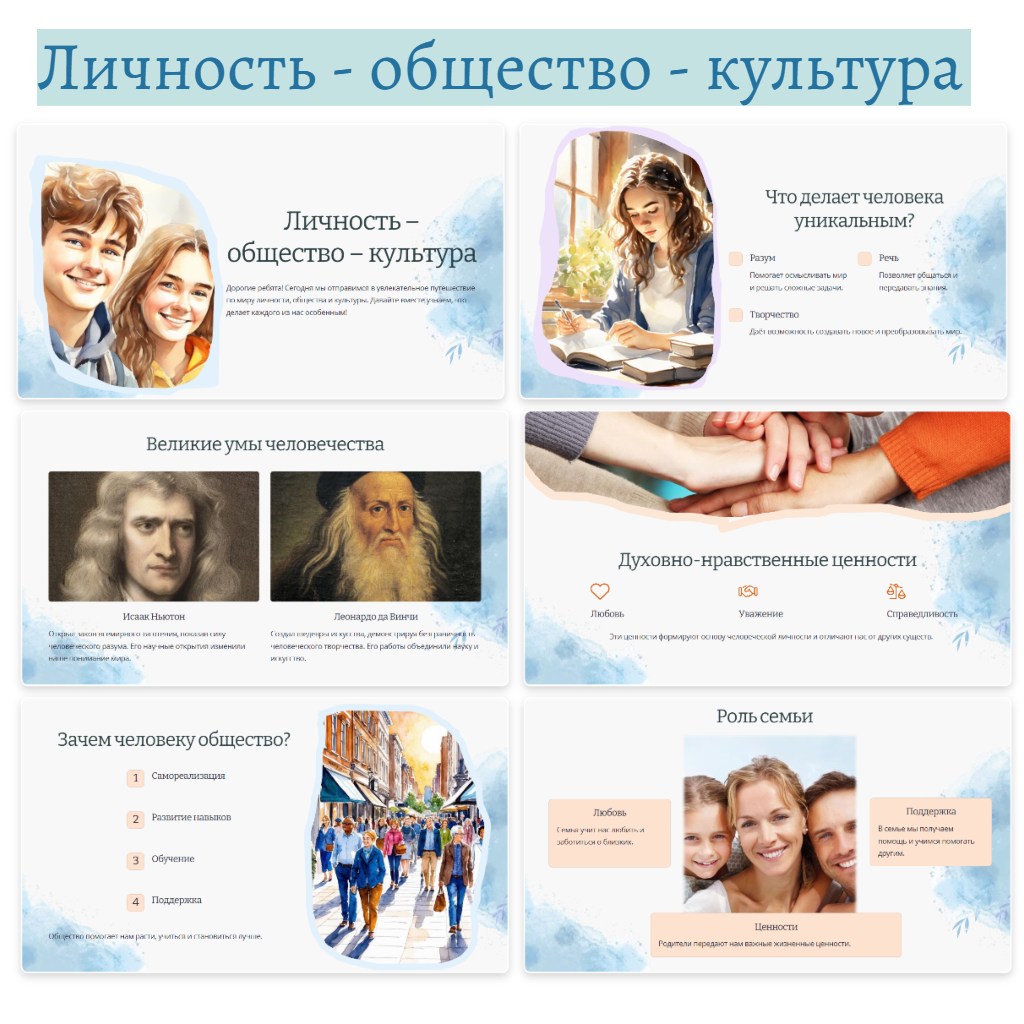 Презентация "Личность - общество - культура" — изображение 2