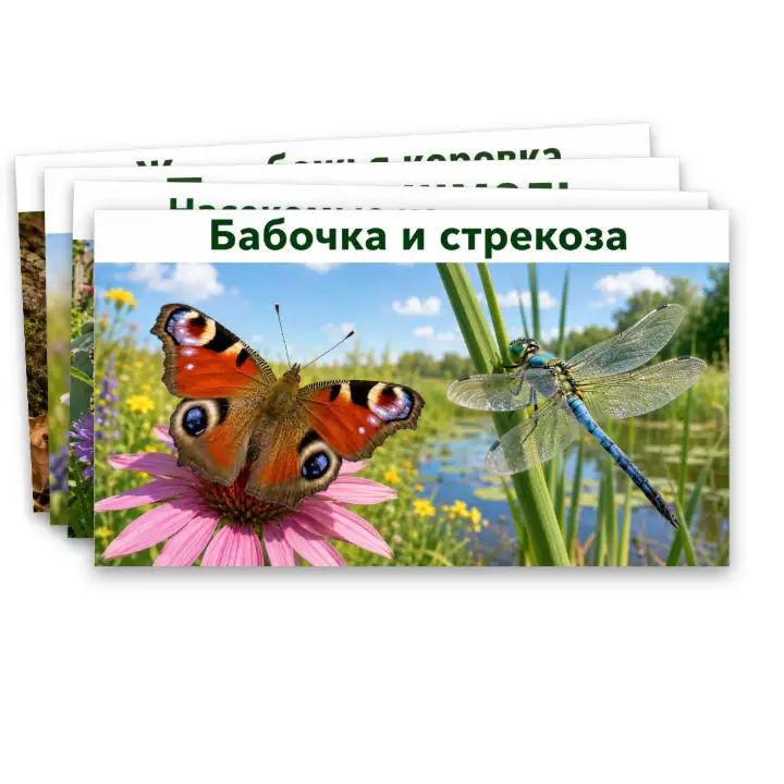 Презентация "Мир животных: насекомые (узнавание, называние). Главная особенность этой группы животных." — изображение 5
