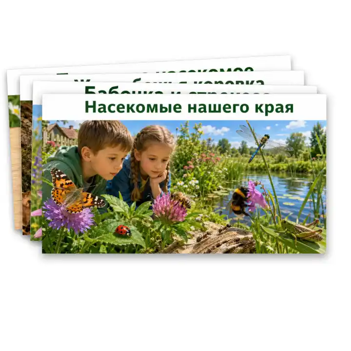 Презентация "Мир животных: насекомые (узнавание, называние). Главная особенность этой группы животных." — изображение 3