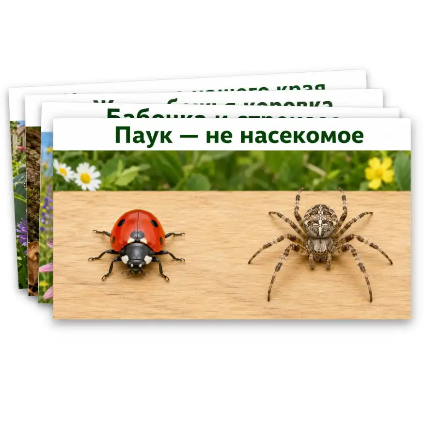 Презентация "Мир животных: насекомые (узнавание, называние). Главная особенность этой группы животных." — изображение 2