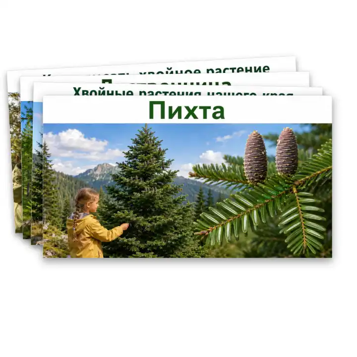 Презентация "Особенности хвойных растений: узнавание, краткое описание. Хвойные растения нашего края." — изображение 9