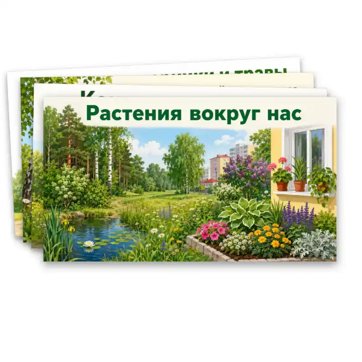 Презентация "Разнообразие растений: узнавание, называние, краткое описание" — изображение 3