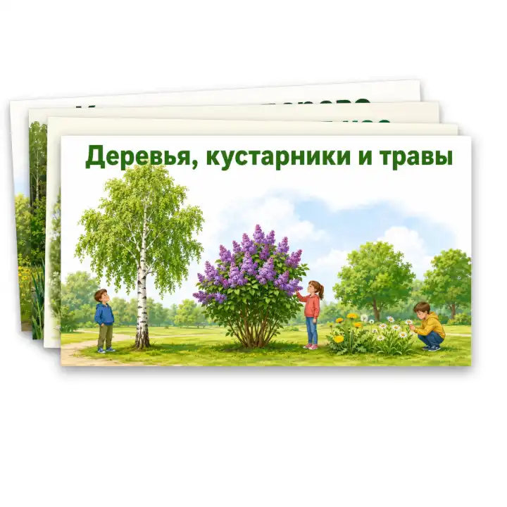 Презентация "Разнообразие растений: узнавание, называние, краткое описание" — изображение 4